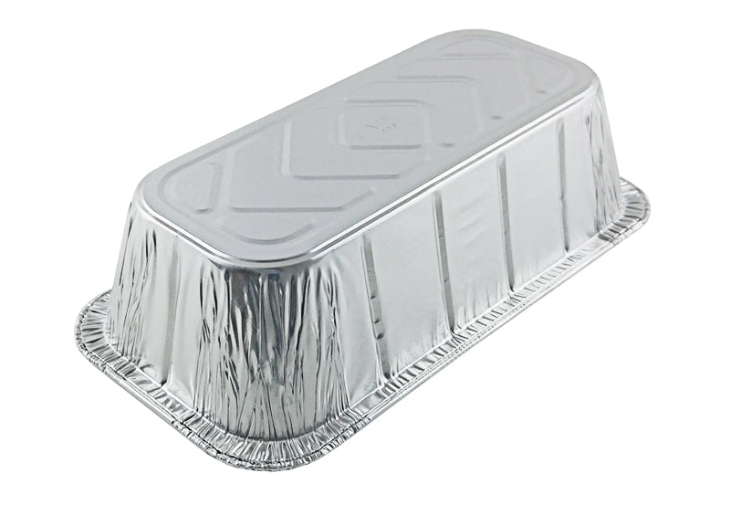 HFA Gourmet-to-Go 6 lb. Extra-Large Silver Entrée Foil Pan w/Clear Dom –