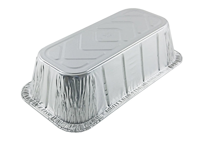 5 lb. Loaf Aluminum Disposable Pans *Case of 100*, Size: 2, Silver