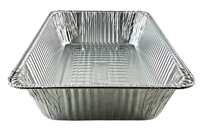 Durable Packaging Full-Size Deep Aluminum Foil Steam Pan, 50 ct