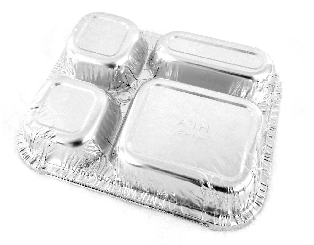 Handi-Foil 13 x 9 Oblong Foil Cake Pan w/Dome Lid 25/PK