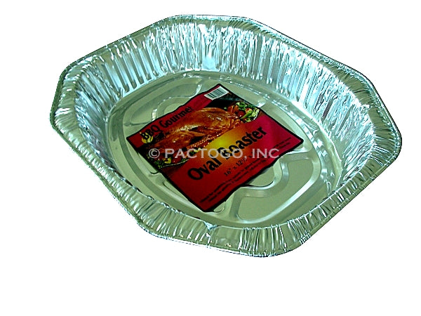 Oval BBQ Foil Roaster Pan 12/CS