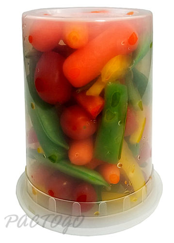 48 Sets Round Clear Microwaveable Deli Containers - 8, 16, 32 Oz Soup Food Storage