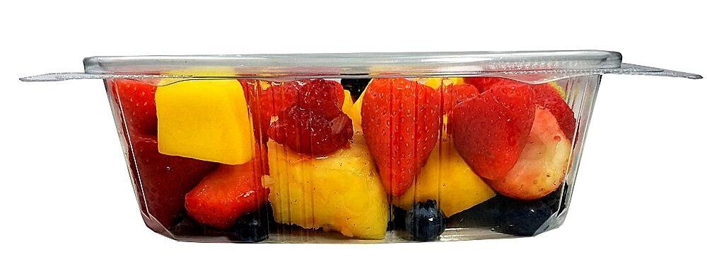 16 oz. Clear Hinged Deli Fruit Container 200/CS