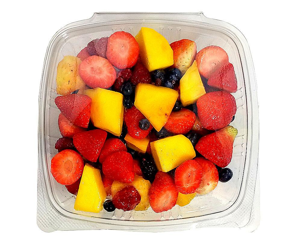 32 oz. Clear Hinged Deli Fruit Container 50/PK