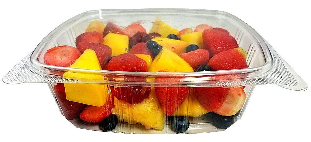 24 oz. Clear Hinged Deli Fruit Container 200/CS –